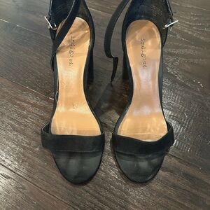 Indigo Elegant Black Heels for Women
